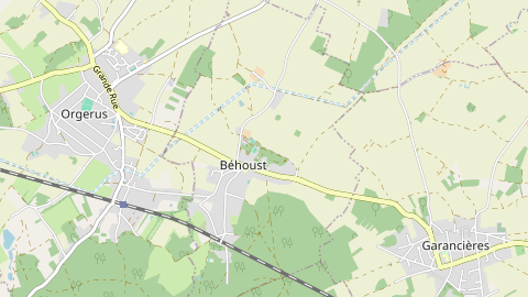 Carte de localisation de l'évènement