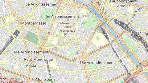 Carte de localisation de l'évènement