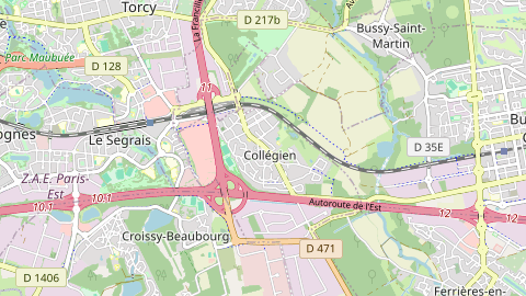 Carte de localisation de l'évènement