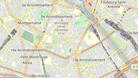 Carte de localisation de l'évènement