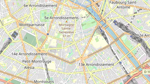 Carte de localisation de l'évènement