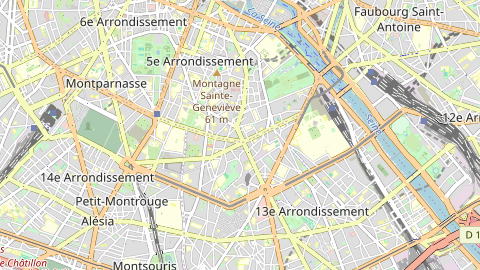 Carte de localisation de l'évènement
