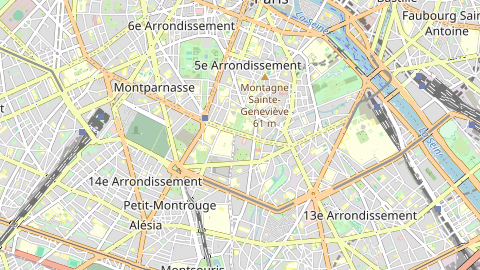 Carte de localisation de l'évènement