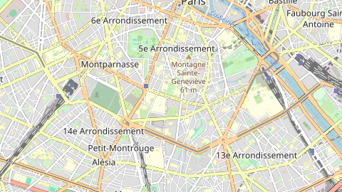Carte de localisation de l'évènement