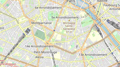 Carte de localisation de l'évènement