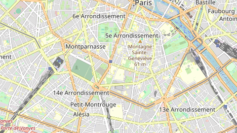 Carte de localisation de l'évènement
