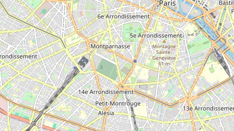 Carte de localisation de l'évènement