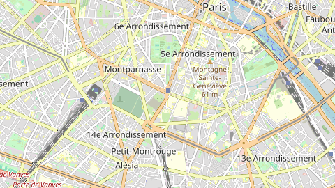 Carte de localisation de l'évènement