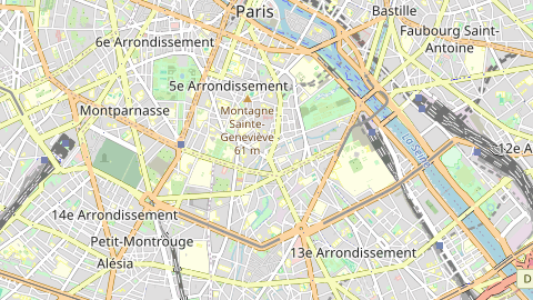 Carte de localisation de l'évènement