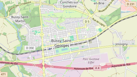 Carte de localisation de l'évènement