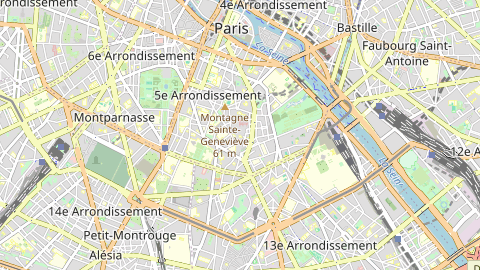 Carte de localisation de l'évènement