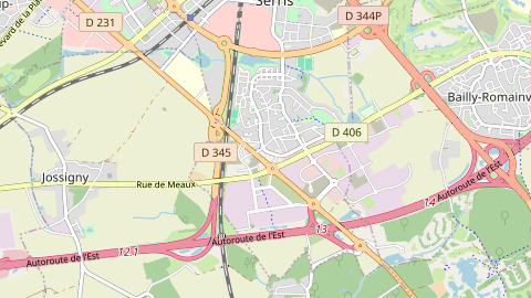 Carte de localisation de l'évènement