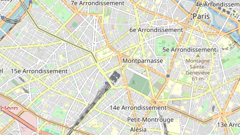 Carte de localisation de l'évènement