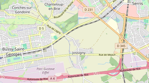Carte de localisation de l'évènement
