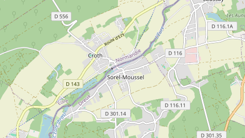 Carte de localisation de l'évènement