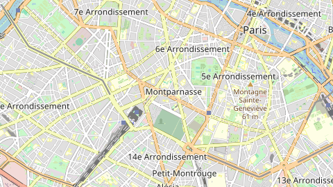 Carte de localisation de l'évènement