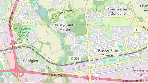 Carte de localisation de l'évènement