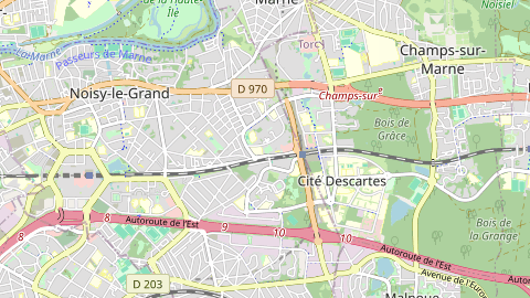 Carte de localisation de l'évènement