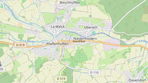 Carte de localisation de l'évènement