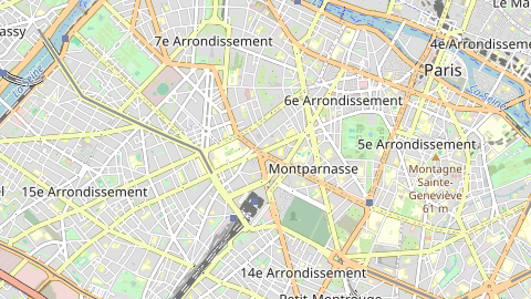 Carte de localisation de l'évènement