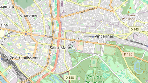 Carte de localisation de l'évènement