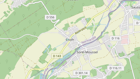 Carte de localisation de l'évènement