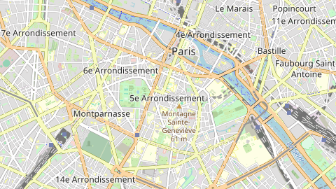 Carte de localisation de l'évènement