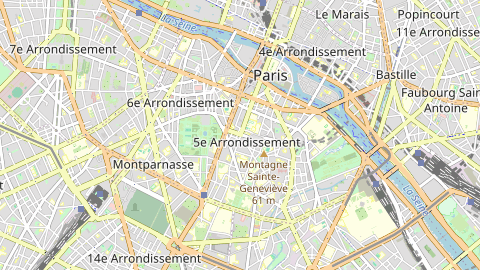 Carte de localisation de l'évènement