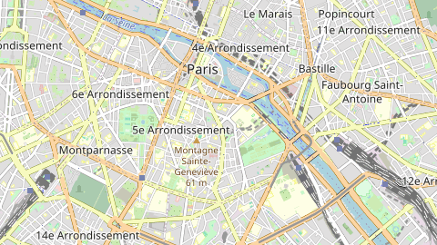 Carte de localisation de l'évènement