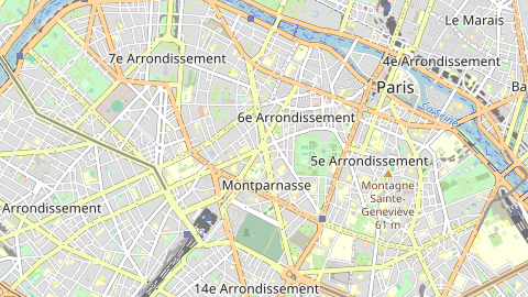 Carte de localisation de l'évènement