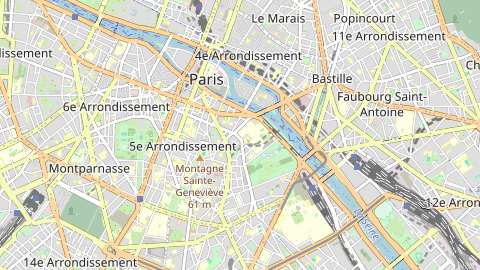Carte de localisation de l'évènement