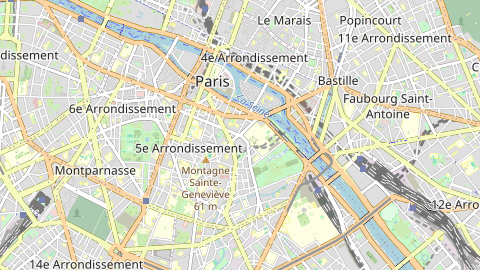 Carte de localisation de l'évènement