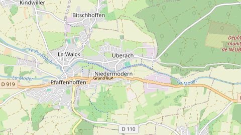 Carte de localisation de l'évènement