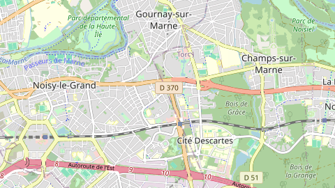 Carte de localisation de l'évènement