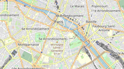 Carte de localisation de l'évènement