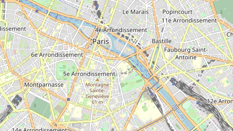 Carte de localisation de l'évènement