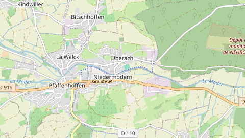 Carte de localisation de l'évènement