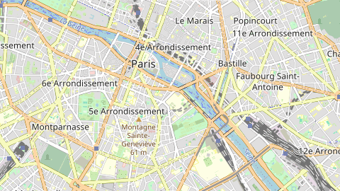 Carte de localisation de l'évènement