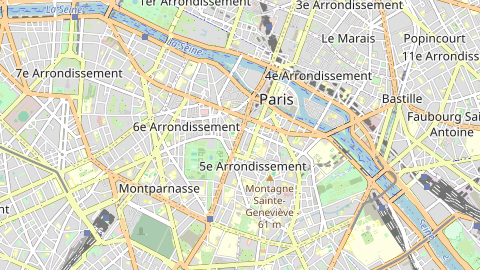 Carte de localisation de l'évènement