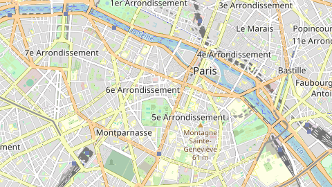 Carte de localisation de l'évènement