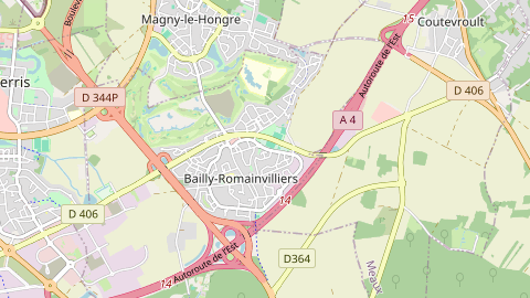 Carte de localisation de l'évènement