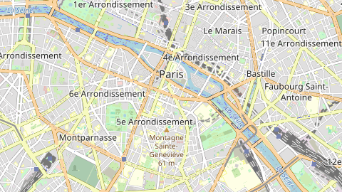 Carte de localisation de l'évènement