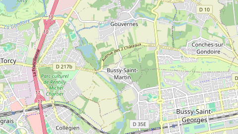 Carte de localisation de l'évènement
