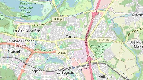 Carte de localisation de l'évènement