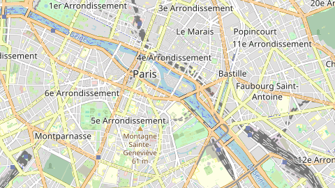 Carte de localisation de l'évènement