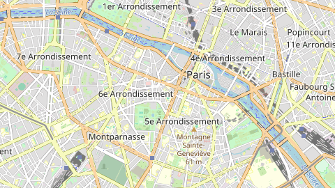 Carte de localisation de l'évènement