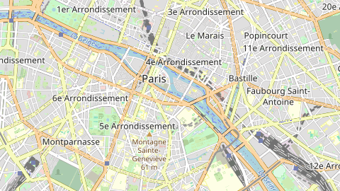 Carte de localisation de l'évènement