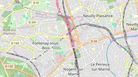 Carte de localisation de l'évènement