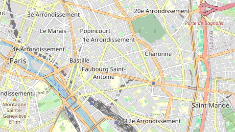 Carte de localisation de l'évènement