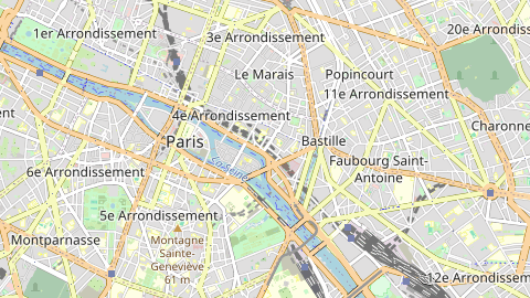Carte de localisation de l'évènement
